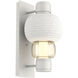 Torno Mandrel LED 8.5 inch Salt White with Chalk Sconce Wall Light