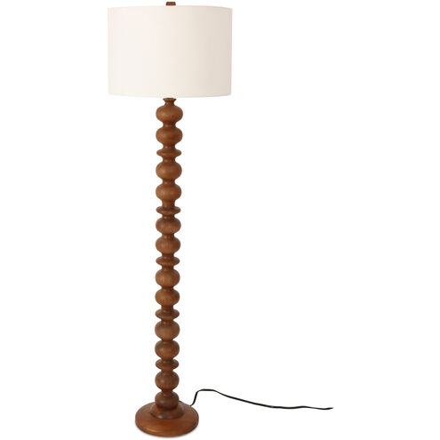 Gwen 52 inch 40.00 watt Brown Floor Lamp Portable Light