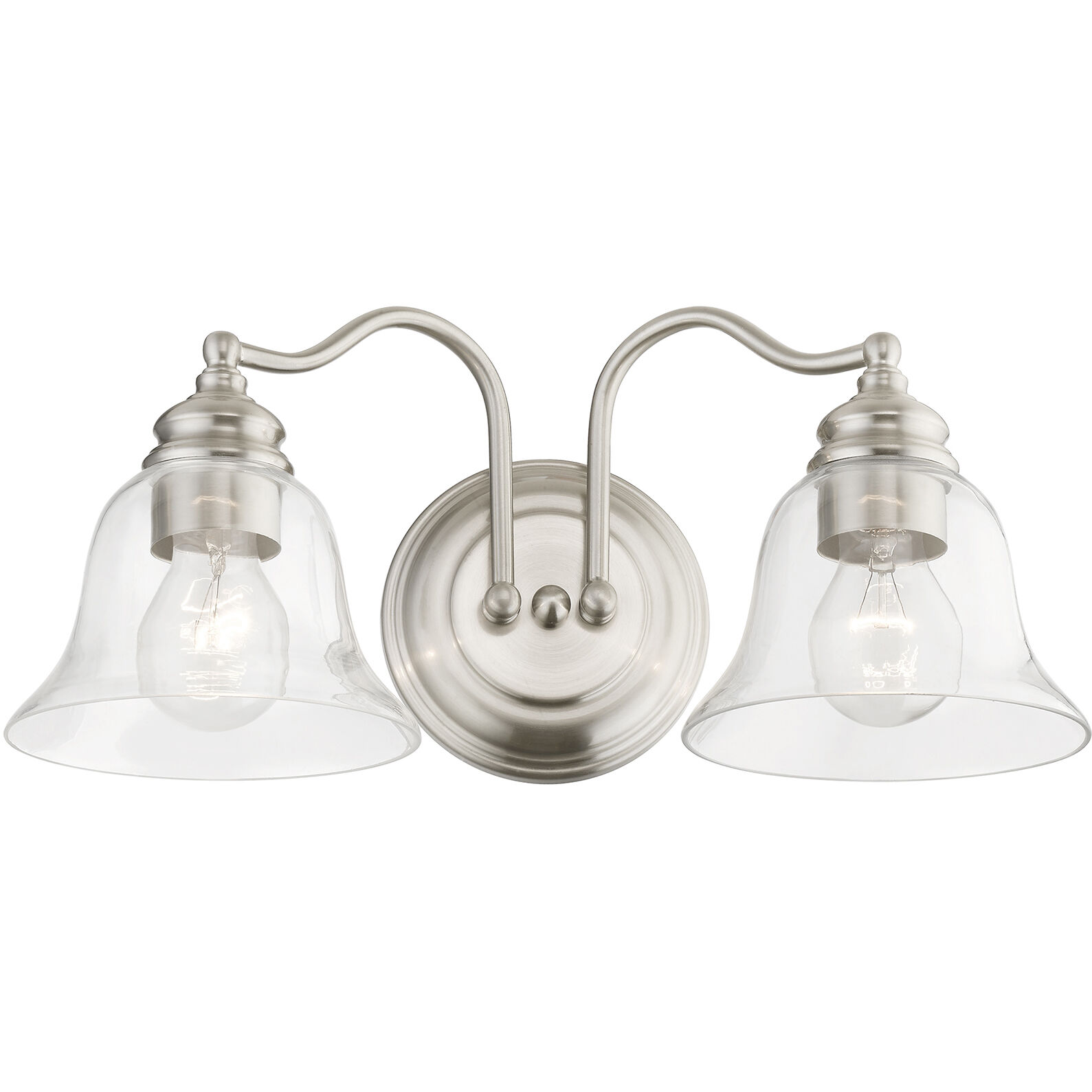 Moreland 2 Light 15 inch Brushed Nickel Vanity Sconce Wall Light