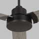 Jovie 44 44 inch Aged Pewter with Light Grey Weathered Oak Blades Indoor/Outdoor Ceiling Fan