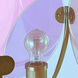 Chroma 28 inch 60.00 watt True Brass Table Lamp Portable Light