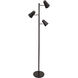 Kirby 64 inch 6.2 watt Black Floor Lamp Portable Light