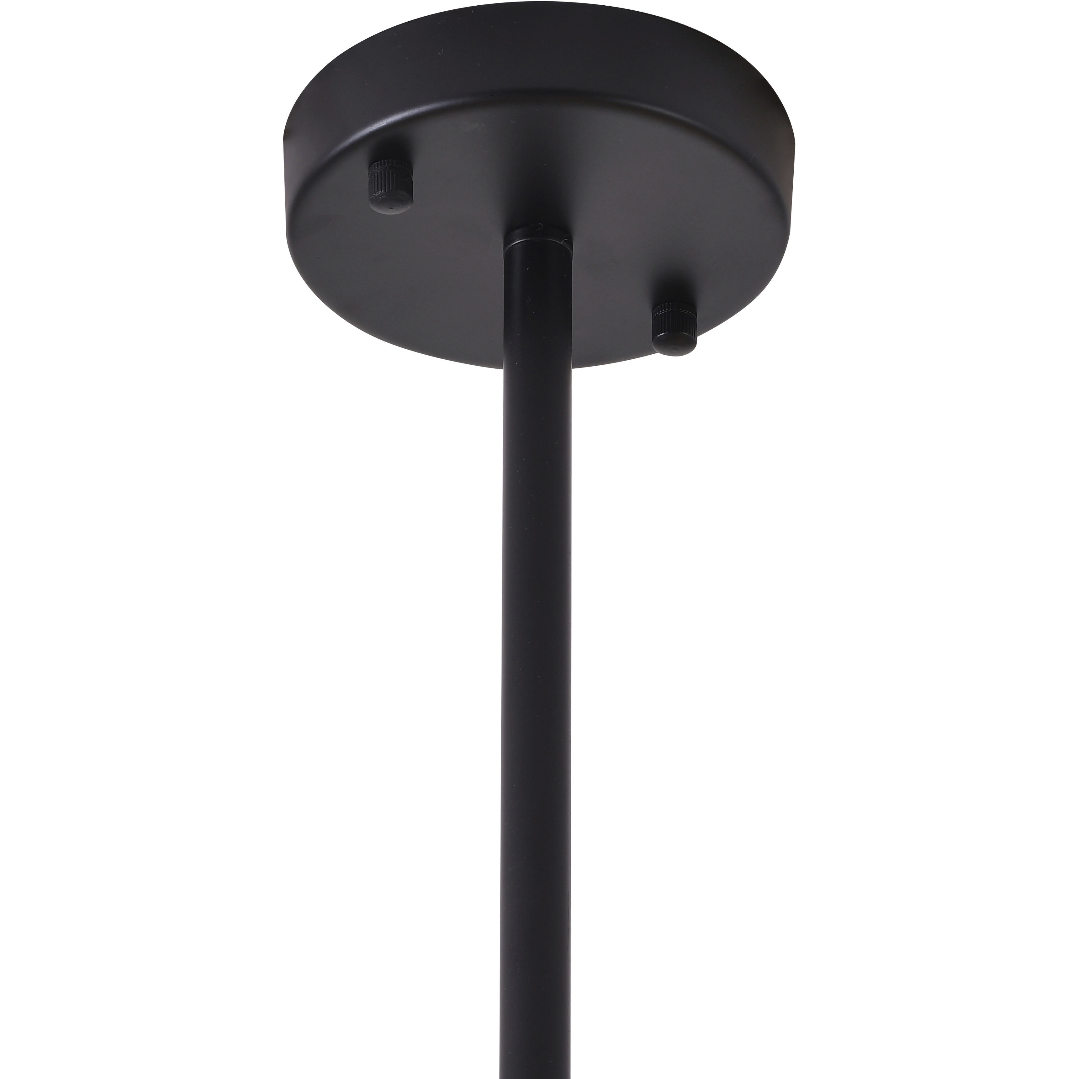 Canada 6 Light 27 inch Matte Black Chandelier Ceiling Light