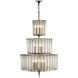 Bevilacqua 12 Light 27 inch Silver Leaf Chandelier Ceiling Light, Medium