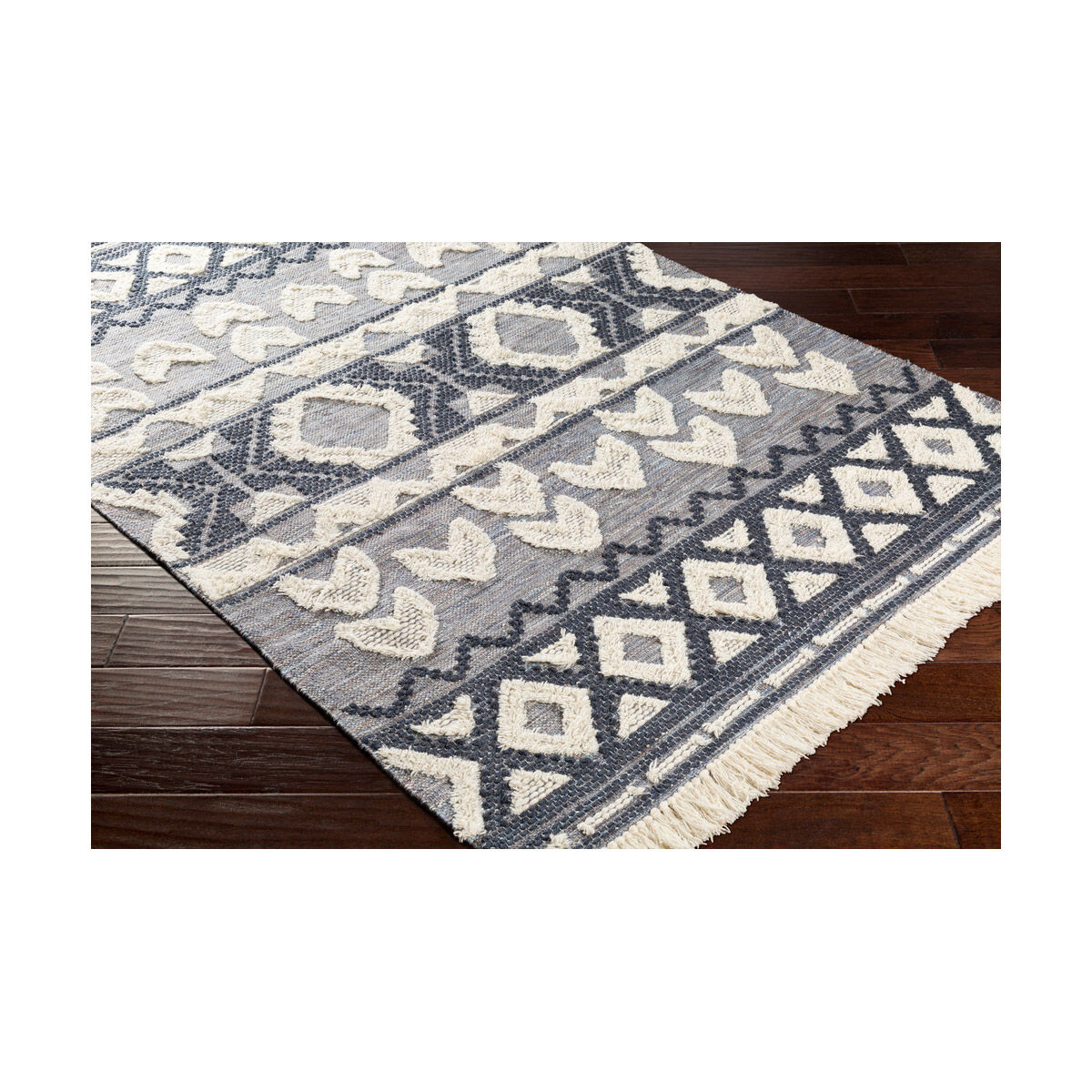 Cheyenne 96 X 30 inch Navy/Denim/Sky Blue/Camel/Cream Rugs