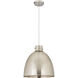 Newton Bell 1 Light 16 inch Satin Nickel Pendant Ceiling Light