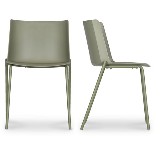 Silla Green Outdoor Dining Chair