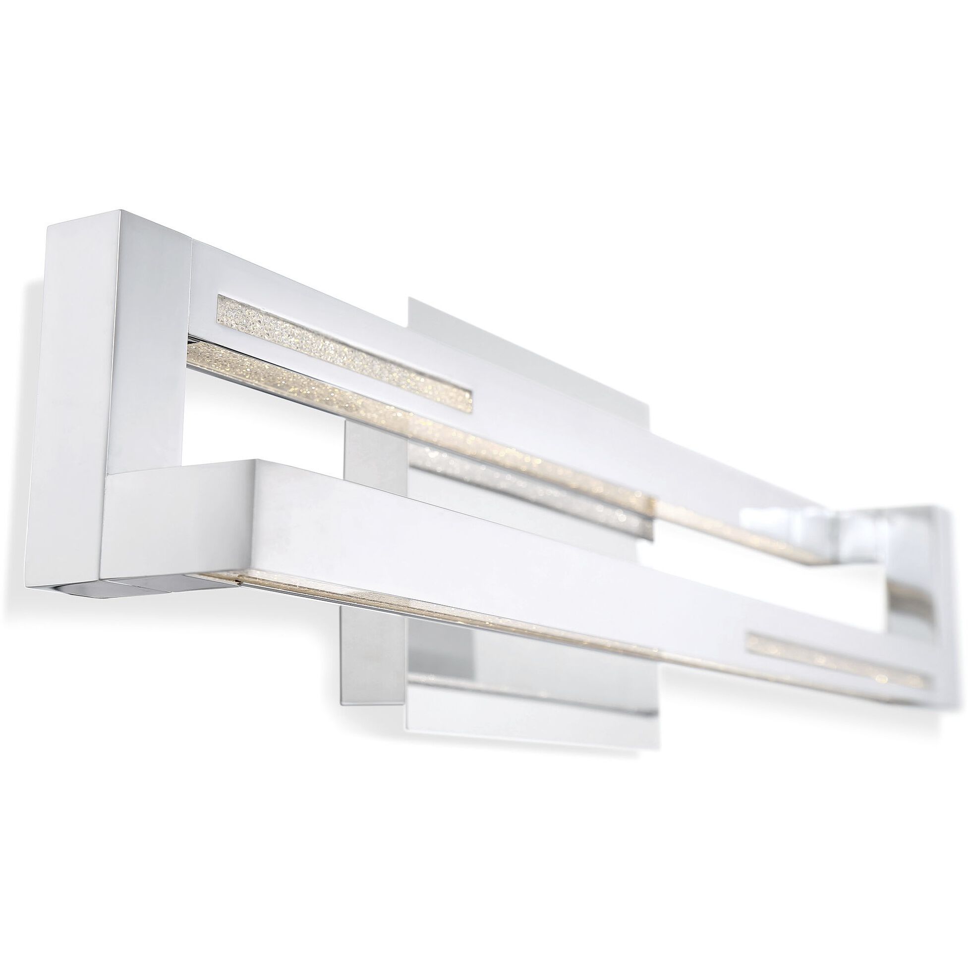 Clinton LED 27 inch Chrome Vanity Light Wall Light, Large