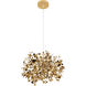 Canada 3 Light 16 inch Gold Pendant Ceiling Light