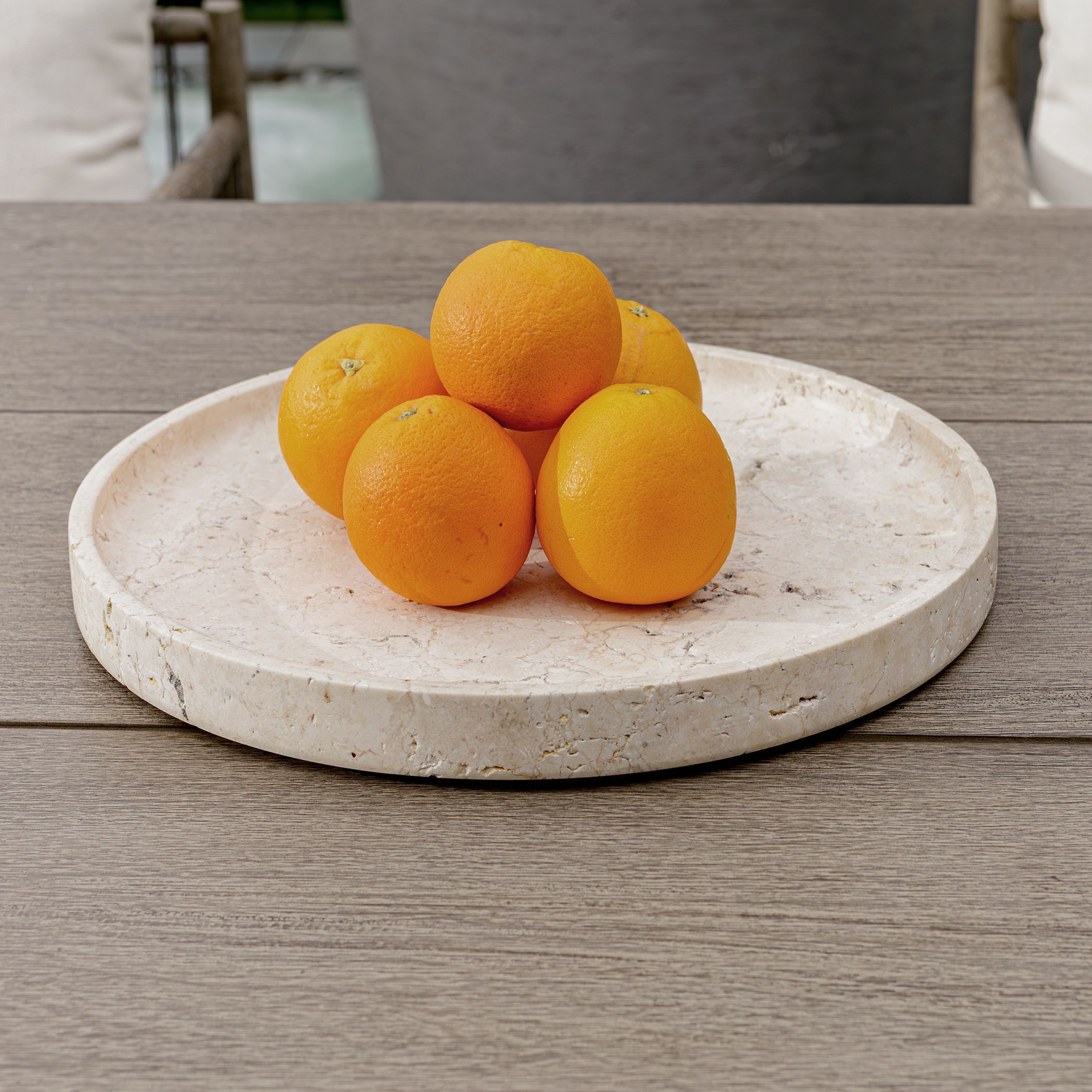 Travessa Travertine Natural Stone Tray
