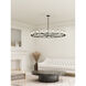 Revolve 21 Light 60.38 inch Clear Glass and Urban Bronze Chandelier Ceiling Light