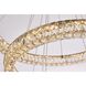 Monroe 3 Light 41 inch Gold Chandelier Ceiling Light