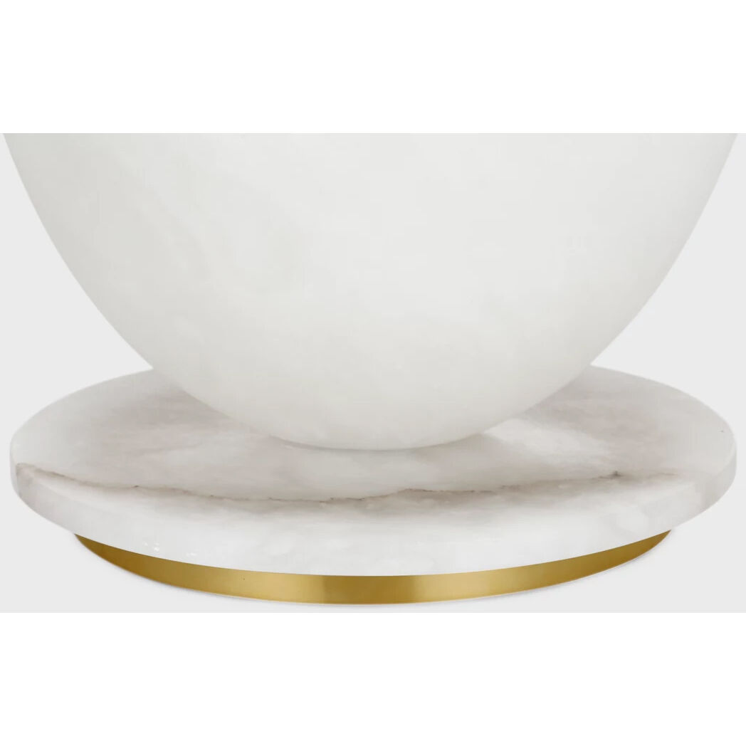 Barbara Barry Folly 27.25 inch 4.6 watt Alabaster Rotatable Cordless Table Lamp Portable Light