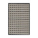 Agostina 36 X 24 inch Black/Cream Rugs, Wool and Cotton