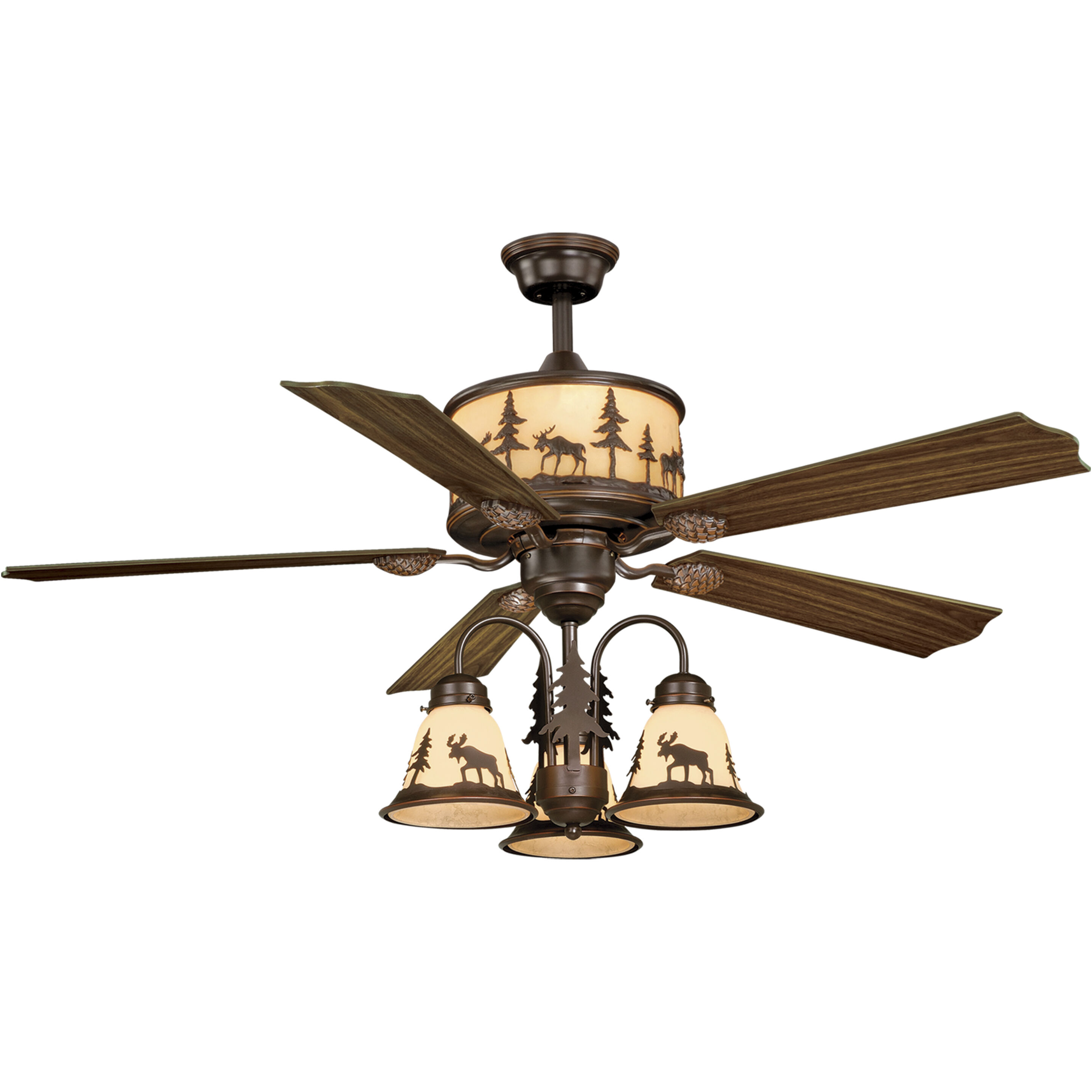 Vaxcel FN56305BBZ Yellowstone 56 inch Burnished Bronze with