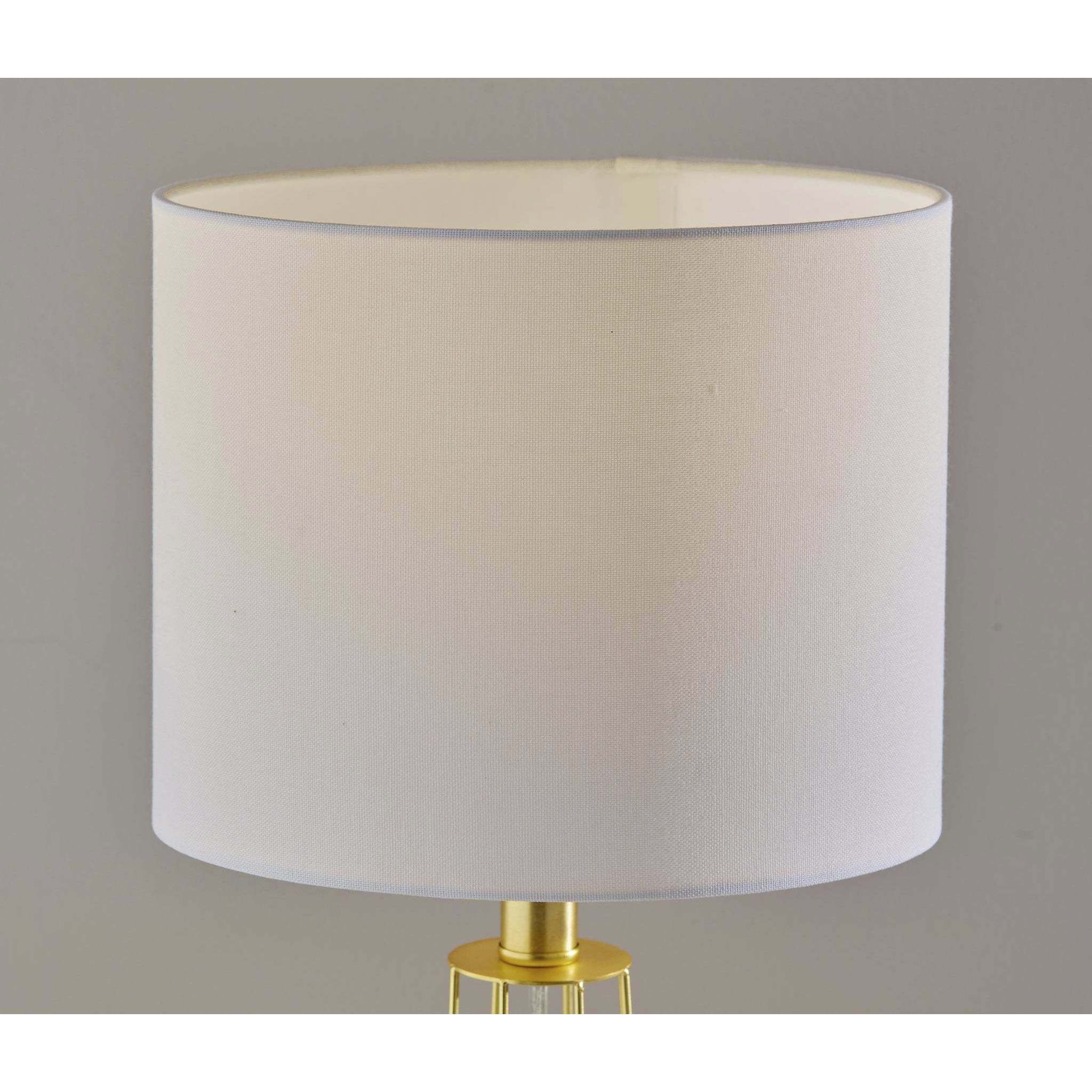 Stella 18.75 inch 60.00 watt Antique brass Table Lamps Portable Light, Simplee Adesso, 2 Pack