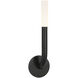 Kelly Wearstler Rousseau LED 4.5 inch Bronze ADA Single Sconce Wall Light in Etched Crystal