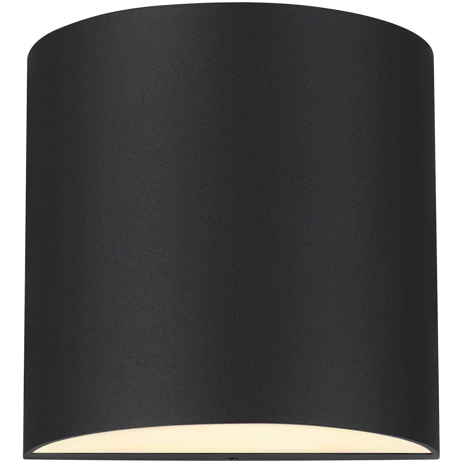 Veil LED 4.63 inch Sand Black Outdoor Wall Sconce