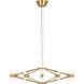 Sean Lavin Lassell 24 Light 36.3 inch Natural Brass Chandelier Ceiling Light