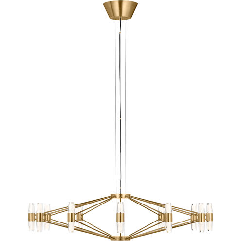 Sean Lavin Lassell 24 Light 36.3 inch Natural Brass Chandelier Ceiling Light