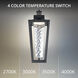 Manchester LED 33.89 inch Black Outdoor Wall Light in 3500K, dweLED