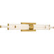Talbott LED 32 inch Brushed Gold Bath Light Wall Light, Large