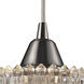 Kersey 1 Light 4 inch Satin Nickel Multi Pendant Ceiling Light, Configurable