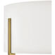 Halle 4 Light 19.5 inch Lacquered Brass Semi-flush Mount Ceiling Light
