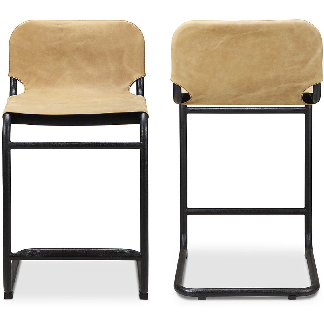 Baker 35 inch Brown Counter Stool, Set of 2