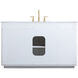 Blake 54 X 22 X 34 inch White Vanity Sink Set