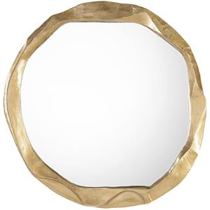 Round Ruga 42.25 X 42.25 inch Gold Mirror, Small
