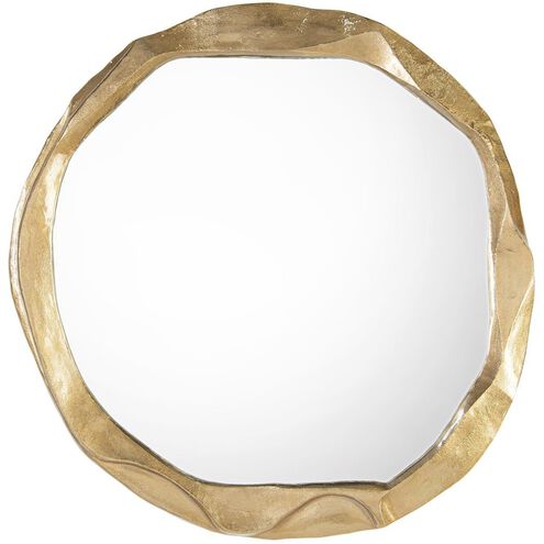 Round Ruga 42.25 X 42.25 inch Gold Mirror, Small