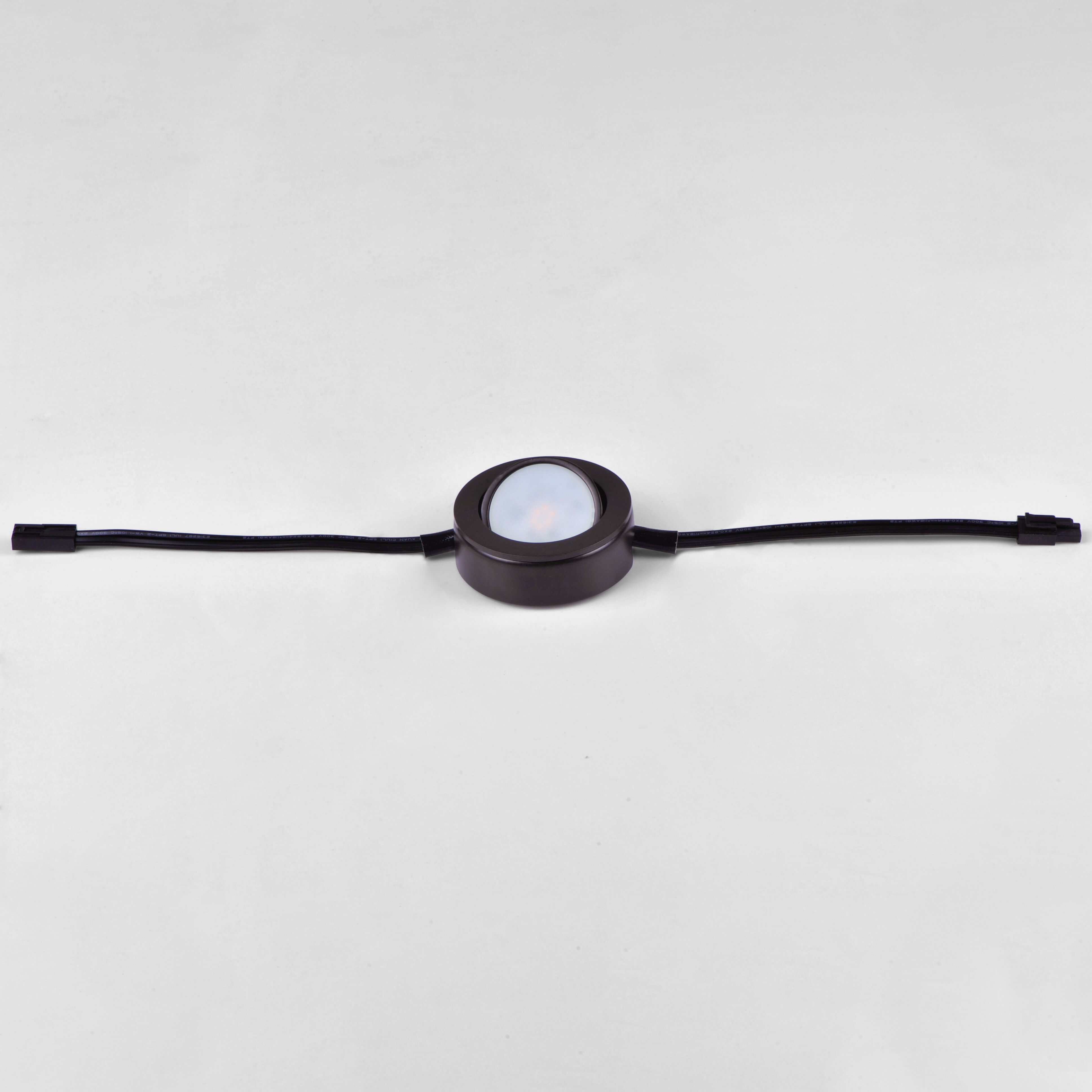 CounterMax MX-LD-AC 120 LED 2.75 inch Anodized Bronze Under Cabinet Disc