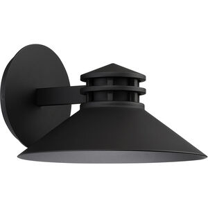 Sodor LED 7 inch Black Outdoor Wall Light, dweLED