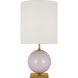 kate spade new york Elsie 20.5 inch 15 watt Lilac Table Lamp Portable Light, Small