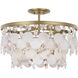 Nova Mara 5 Light 22 inch Painted Legacy Brass Semi-Flush Mount Ceiling Light