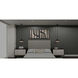 Lionel 1 Light 15 inch Matte Black Pendant Ceiling Light, Large