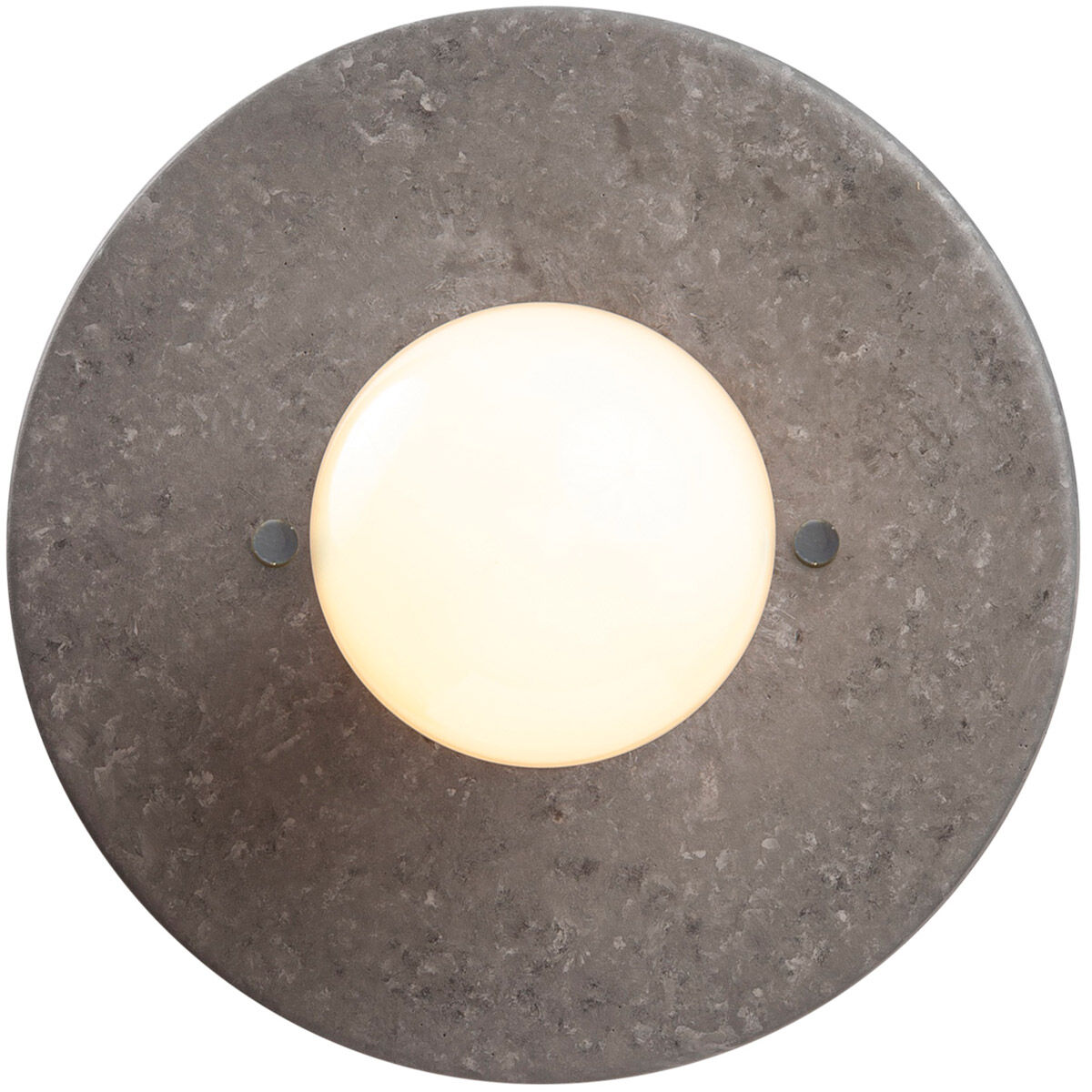Radiance Collection 1 Light 8 inch Concrete Flush Mount Ceiling Light