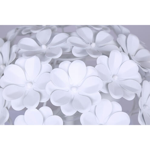 Cassia 2 Light 15 inch White Flush Mount Ceiling Light