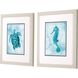 Animals Collection Blue Framed Art