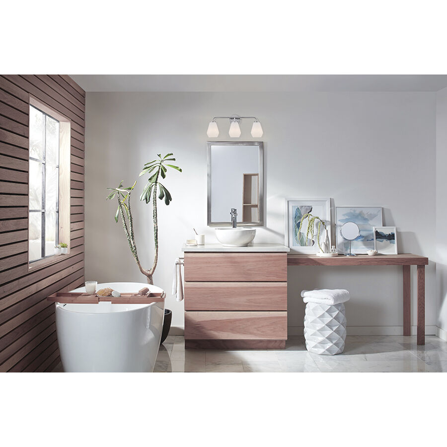 Gio LED 24 inch Chrome Bath Light Wall Light