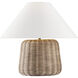 Thom Filicia Dumar 20.5 inch 9 watt Blonde Rattan Table Lamp Portable Light