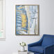 Cameron Blue and Yellow and Beige and Multicolor and Gold Wall Art