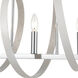 Venue 5 Light 36 inch Chrome Linear Chandelier Ceiling Light
