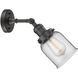 Franklin Restoration Small Bell 1 Light 5 inch Oil Rubbed Bronze Sconce Wall Light in Clear Glass, Franklin Restoration