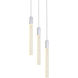 Weston 3 Light 16 inch Chrome Pendant Ceiling Light