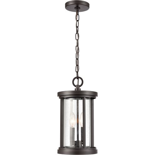Brison 2 Light 8 inch Oil Rubbed Bronze Outdoor Pendant