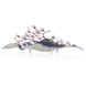 Leah Blue Decorative Flowers