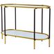 Bertram 41.3 X 16.5 inch Black/Gold Console