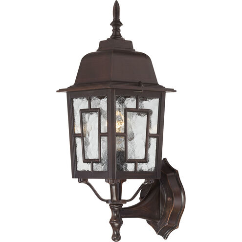 Banyan 1 Light 17 inch Rustic Bronze Outdoor Wall Sconce